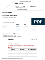 PAC8 (UF1) : Irregular Verbs: Historial de Intentos