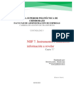 NIIF 7. Instrumento Financieros 