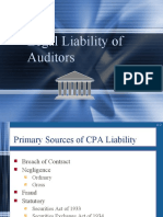 Legal Liability of Auditors