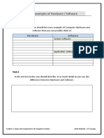 Task2 Examples Hardware Software