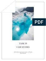 Task 19: Case Studies