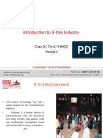 INTRODUCTION To IT-ITes Industry Class4