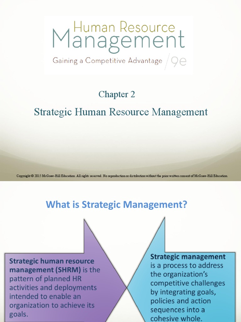 Strategic Human Resource Management | PDF | Human Resource Management ...