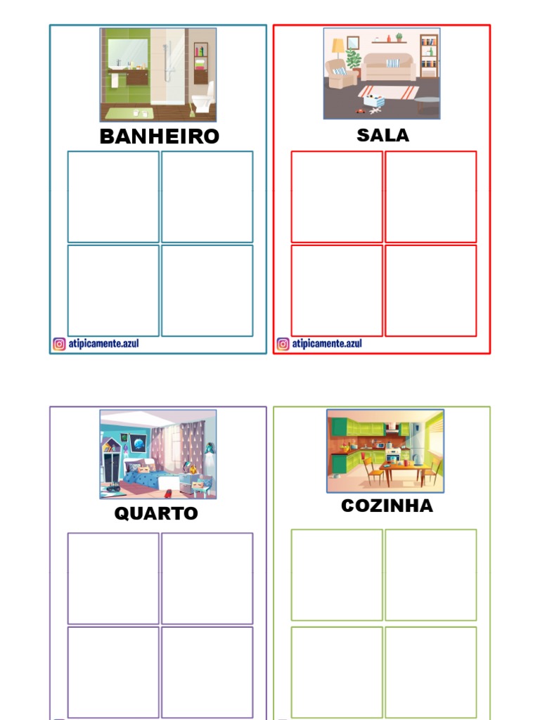 Atividade Cômodos Da Casa | PDF