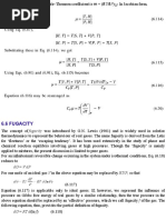 Fugacity, Activity, Thermo Graphs