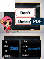 Dont Vs Doesnt