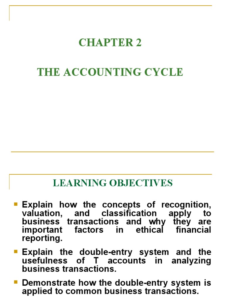 Understanding the Accounting Cycle | PDF | Debits And Credits | Deferral
