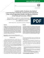 Pont's Index in Study Models of Patients Who Fi Nished A Non-Extraction Orthodontic Treatment at The Orthodontic