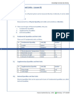 Physics 2023 Measurements Lesson 01 Summary