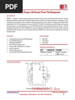 2.5A, 3Mhz Switching Charger With Dynamic Power Path Management