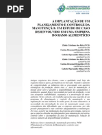 A Importância do Planejamento e Controle da Manutenção