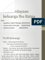 Pemberdayaan Keluarga Ibu Ratna