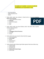 Soal MK Mikrobiologi Lingkungan