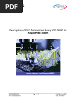 Description of PLC Subroutine Library V01.06.00 For: Sinumerik 802D