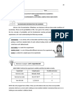 Q4 - Probability Part 1 Illustrating An Experiment Outcome Sample Space and Event