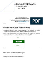 Advance Computer Networks: Spring 2020-21 Lect. #09