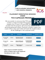 TCS Capsules Program