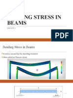 Bending Stress in Beams: Group 2