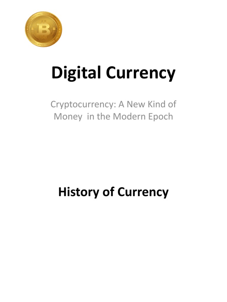 Digital Currency PDF Cryptocurrency Bitcoin