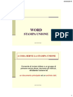 Appunti STAMPA UNIONE word 2007