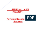 CLA1501 - Exam Pack- Revision - (Q and a) (1) (1)