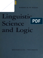 Linguistic Science and Logic