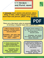 Handout - Singular and Plural Nouns