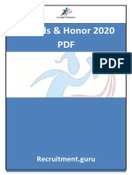 Awards & Honor 2020 PDF: Recruitment - Guru