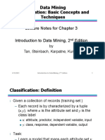 Data Mining Classification: Basic Concepts and Techniques: Lecture Notes For Chapter 3