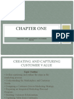 Chapter One: Creating and Capturing Customer Value