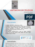 Antimonium Crudum