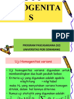 Homogenitas