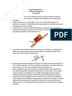 Engineering Mechanics Friction Class Assignment 27 April 2021