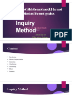 Inquiry Method Guide for Teachers