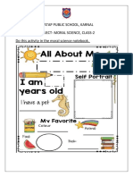 Self Introduction Activity Sheet