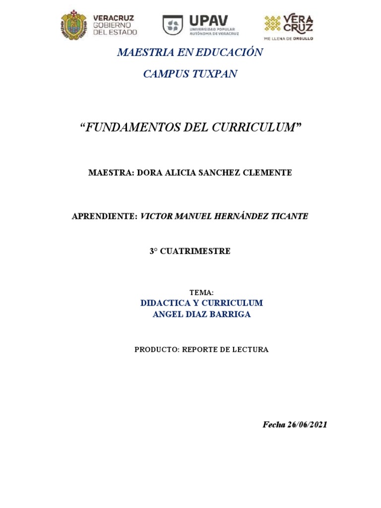 Didactica y Curriculum | PDF | Plan de estudios | Pedagogía