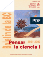 Pensar La Ciencia 1. AAVV. Boletin BCN