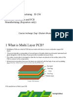 Lecture No-05 Course PCB Manufacturing IE-236 & Electronic Simulation and PCB Manufacturing (Repeaters Only)