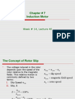 Chapter # 7 Induction Motor: Week # 14, Lecture 40