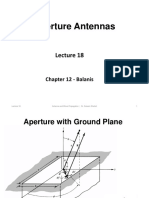 Aperture Antennas Lecture 18 Balanis Chapter 12