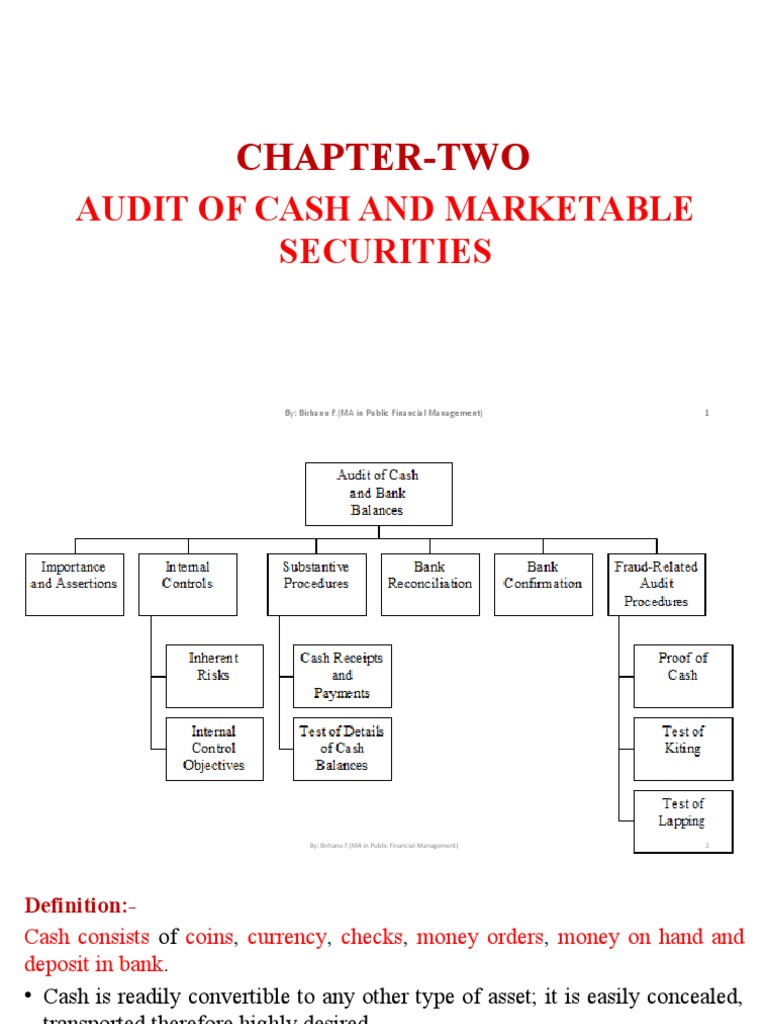 Cash Audit Procedures and Controls | PDF | Cheque | Receipt