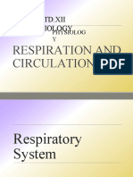 Respiratory and Circulatory System