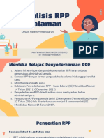 Analisis RPP 1 Halaman - Ana Fatwatush Sholichah (s812002001)