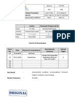 TOTL-SP02 Factilities and Environmental Conditions Procedure