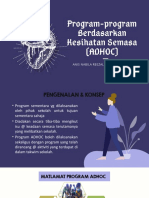 Tajuk 8 Program Berdasarkan Kesihatan Semasa (ADHOC)