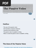 The Presentation On Passive Voice