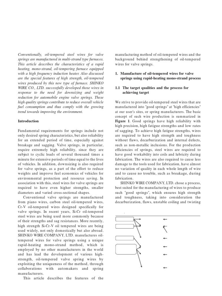 Springs - Oil Tempered SWOSC-V and Better Grades | PDF | Heat Treating ...