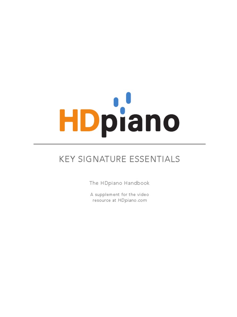 HDpiano Key Signature Essentials Graphic Style | PDF | Minor Scale | Melody