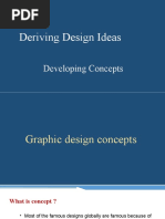 Arch 3rd Lesson 4 Deriving Design Ideas Concept Developmet