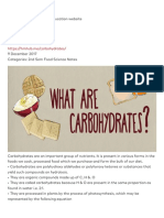 Carbohydrates - Hmhub - Perfect ? Hub For 66K+ ? Hospitality ? Students